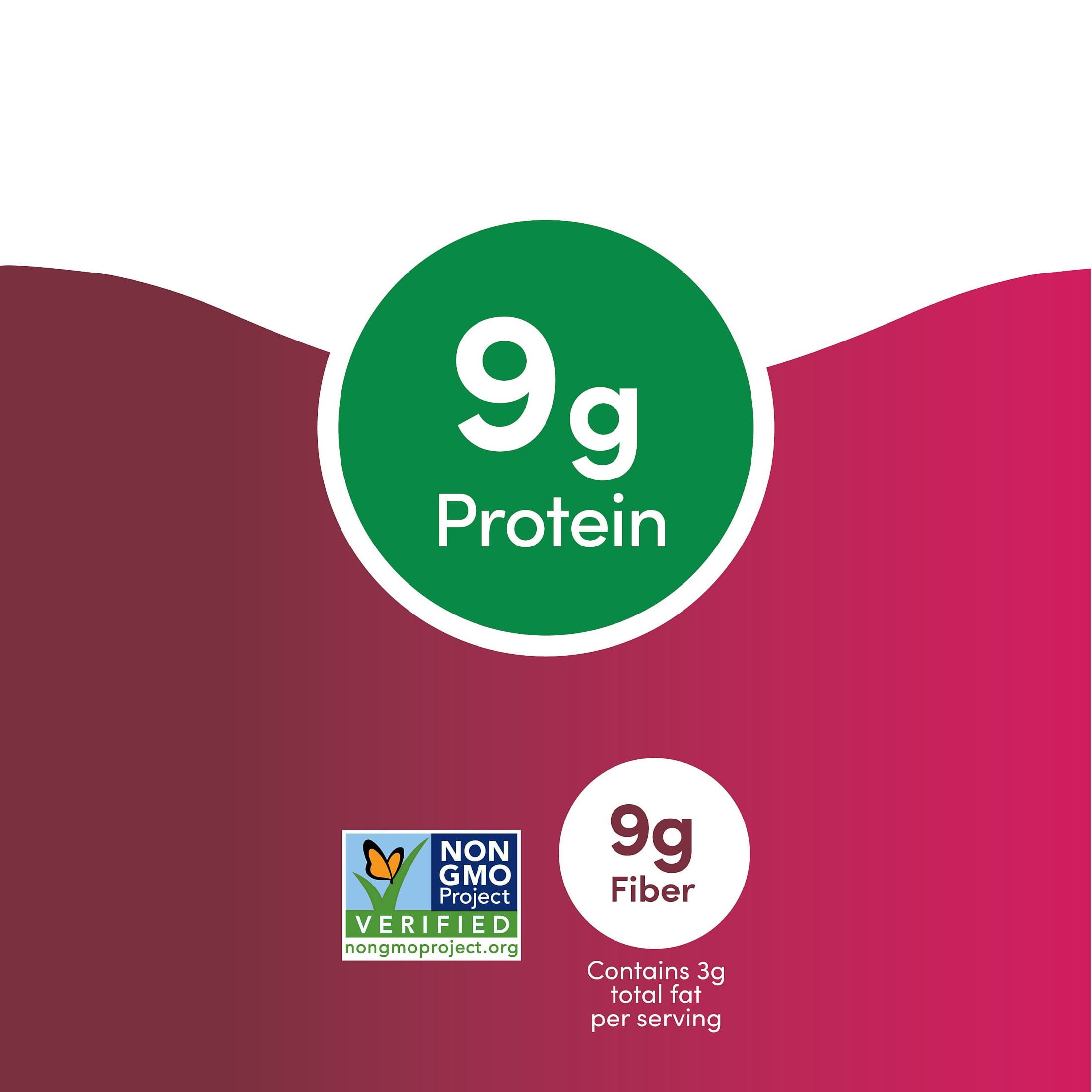 Kashi GO Breakfast Cereal, Vegan Protein, Fiber Cereal, Cinnamon Crunch, 13.8oz Box (1 Box)