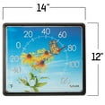 thumbnail image 2 of Taylor 12-inch by 14-inch Dial Thermometer in Butterfly Pattern, 2 of 7