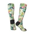 thumbnail image 4 of Balery Tropical Flowers Fun Novelty Socks Men'S Women'S Crew Socks Funny Crazy Novelty Socks Quirky And Cool Socks, 4 of 9