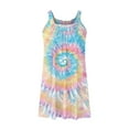 thumbnail image 4 of BLVB Sleeveless Dress for Women Summer Casual Loose Tie Dye Beach Sundress Scoop Neck Flowy Tank Dress, 4 of 4