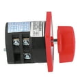 thumbnail image 4 of Changeover Switch PC Flame Retardant Combination Selector Switch 2 Sections 2 Gears AC380V, 4 of 7