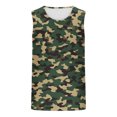 thumbnail image 2 of UVEASISHA Mens Workout Tank Tops Camo Print Sleeveless Muscle Tanks Cotton Casual Running Athletic Tank Top Summer Fashion Clothes Summer Savings Army Green L, 2 of 4