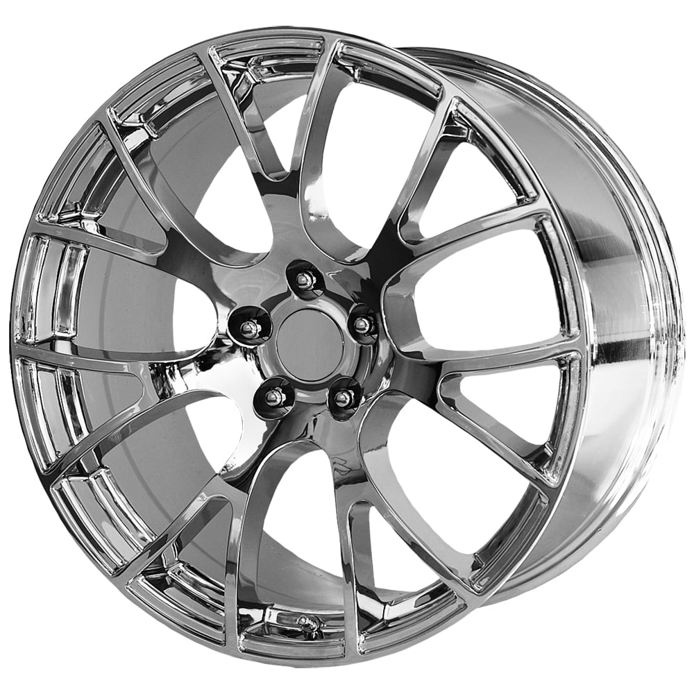 Replica 161C Hellcat 20x9 5x115 +20mm Chrome Wheel Rim 20 ...