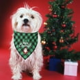 thumbnail image 2 of Plaid Print Reversible Bandana Festive Holiday Seasonal Neckwear Scarf For Cats And Dogs, 2 of 7