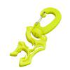 Regulador de buceo Soporte de manguera BCD doble con hebilla de clip (verde fluorescente) Likrtyny Deportes al aire libre Salida diaria Juego de fiesta