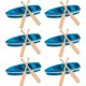 thumbnail image 1 of Assorted Color Resin Boat Model and Paddles Set for Kids Play Simulation Ocean Decoration 6 Pieces, 1 of 2