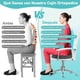 thumbnail image 5 of Cojin para Asiento Oficina, Dona para Sentarse Elimina Hemorroides, 7.5CM Espuma Viscoelástica Soporte, Cojin Silla para Coxis y Ciatica Lumbar, 5 of 8
