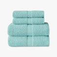 thumbnail image 1 of Mainstays Basics 4pk Towel Set, 2 Bath Towels, 2 Hand Towels, Teal, 1 of 6