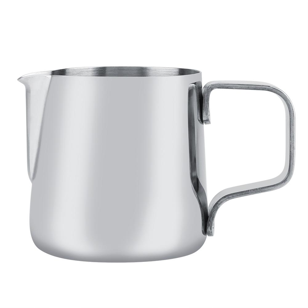 LYUMO Frothing Pitcher,Stainless Steel Milk Frothing Cup Coffee Pitcher