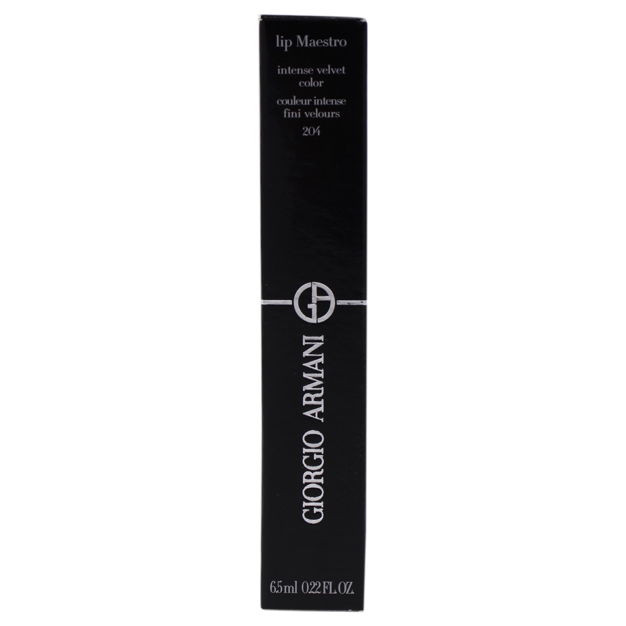Giorgio Armani Lip Maestro Intense Velvet Color - 204 Nuda, 0.22 oz Lip Gloss
