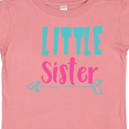 thumbnail image 4 of Inktastic Little Sister, Younger Sister, Arrow, Sibling Girls Baby T-Shirt, 4 of 5
