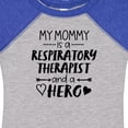 thumbnail image 4 of Inktastic My Mommy is a Respiratory Therapist and a Hero Boys or Girls Baby Bodysuit, 4 of 5