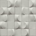 thumbnail image 1 of Grey 3D Blocks Geometric Wallpaper R8074, 1 of 3