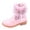 Pink, variant on Toddler Girls Short Boots, Adorable Little Kids Ankle Booties with Comfortable Soft Sole, Casual Everyday Shoes for Walking, Play, School and Outdoor Activities