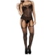 thumbnail image 2 of Body de malla para mujer con entrepierna abierta y medias de nailon., 2 of 8