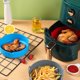 thumbnail image 3 of Bandeja de silicona para horno, parrilla para Pizza, pollo, accesorios, disco, parrilla de repuesto reutilizable, color gris, 3 of 5
