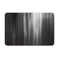 thumbnail image 1 of Balery Monochrome Abstract Lines Felpudo de franela, resistente a las manchas y a la decoloración, para uso interior y exterior, fácil de limpiar, 40 x 60 cm, 1 of 7