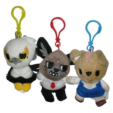 Aggretsuko Plush Danglers (2022) Sanrio Washimi Fenneko & Haida Keychain Strap Set