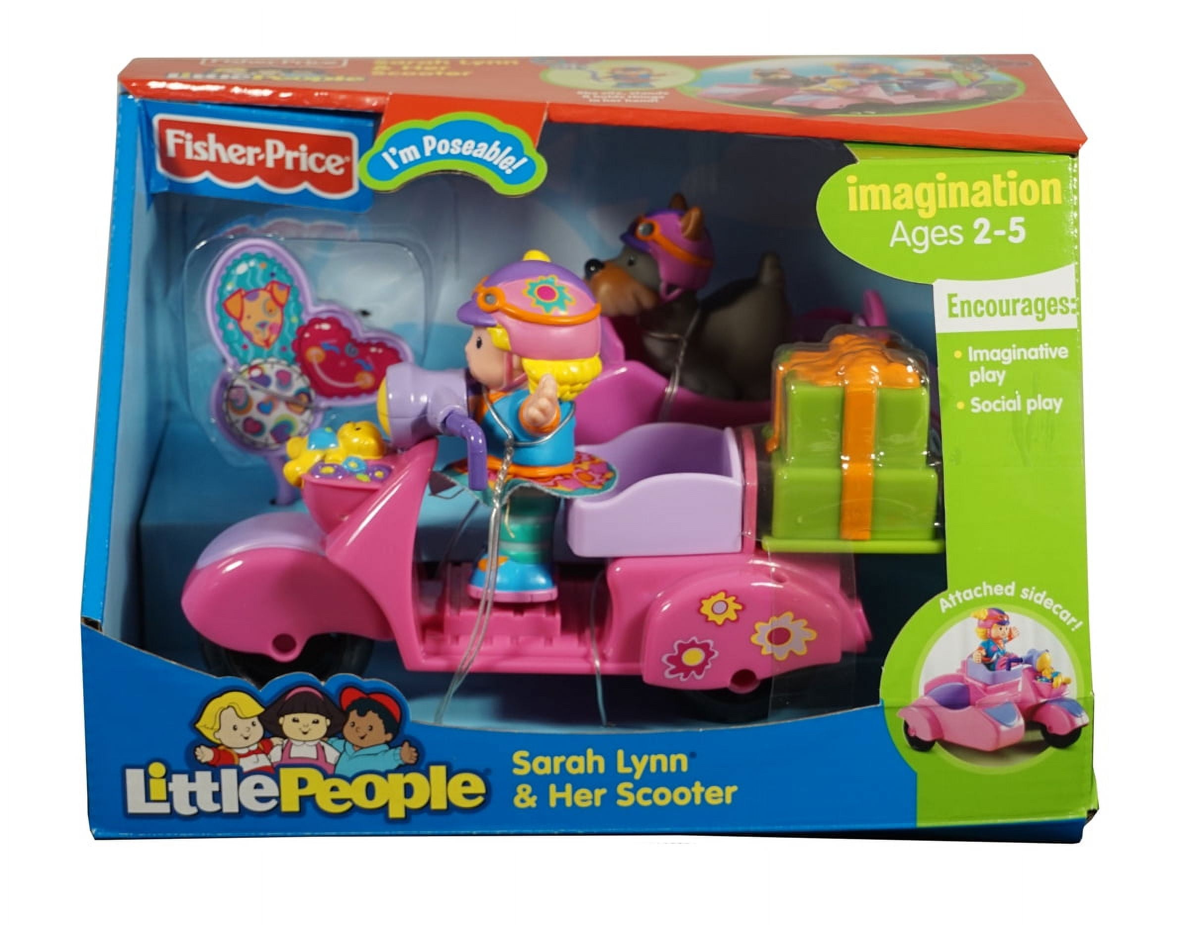 Fisher price little 2025 people scooter
