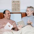 thumbnail image 3 of 10th 20th Wedding Anniversary Decorations Gifts for Wife Husband Wall Art Canvas Print with Frame Gifts for Him Her, 3 of 5