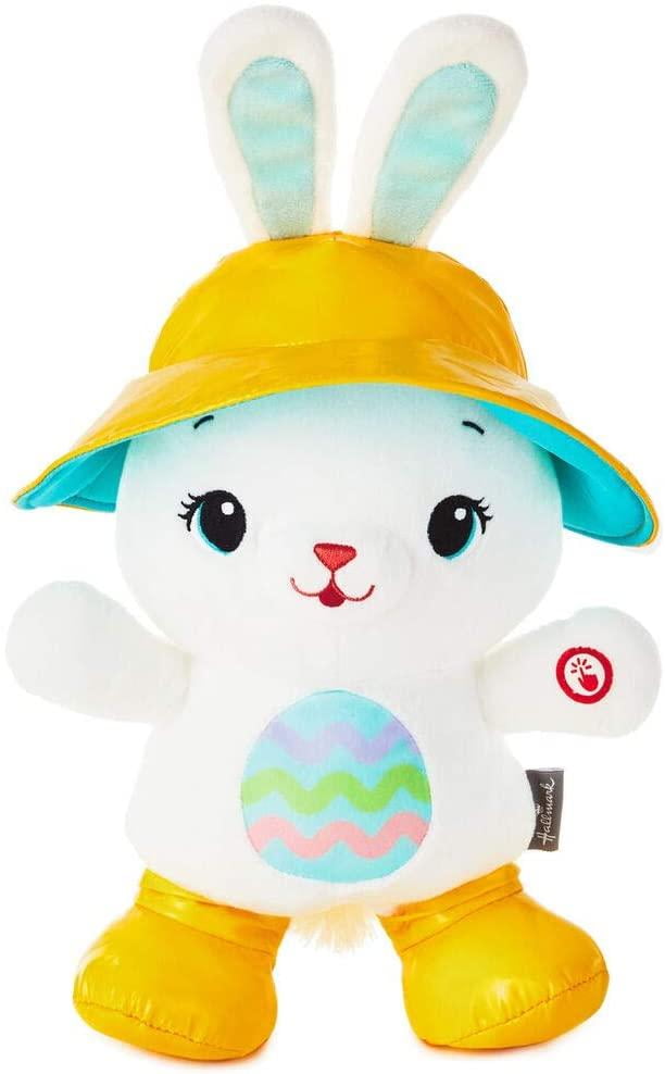 Hallmark Easter Bunny Rabbit Plush with Egg Pouch Stuffed Animal 8" 