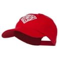 thumbnail image 2 of Diamond Jewelry Logo Embroidered Low Profile Washed Cap - Red OSFM, 2 of 5