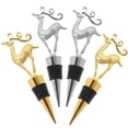 thumbnail image 3 of 4pcs Elk Design Stoppers Bottle Stoppers Xmas Champagne Beer Saver Seller Suministro de Navidad, 3 of 5