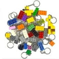 thumbnail image 2 of Diy Building Blocks Key Chain Hanging Ring Bricks Accessories Keychain Creative Brick Kits Compatible All Brands Toys, 2 of 5