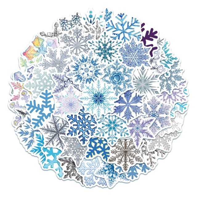 10/30/50Pcs/Pack Merry Christmas Wall Stickers DIY Snowflake Wall Decals PVC Window Stickers Xmas Ornaments 2021 New Year GiftsChina Gong Bohan LED
