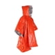 thumbnail image 3 of Poncho de lluvia de emergencia | 100 x 130 cm con película de aluminio PE y aislamiento térmico | Capa impermeable y resistente al viento para acampar al aire libre, senderismo y viajes, 3 of 8