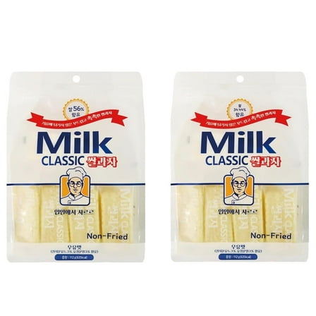 Box of Life Korean Snack Variety Pack - Korean Milk Classic Rice Snack 240g (2 Packs)