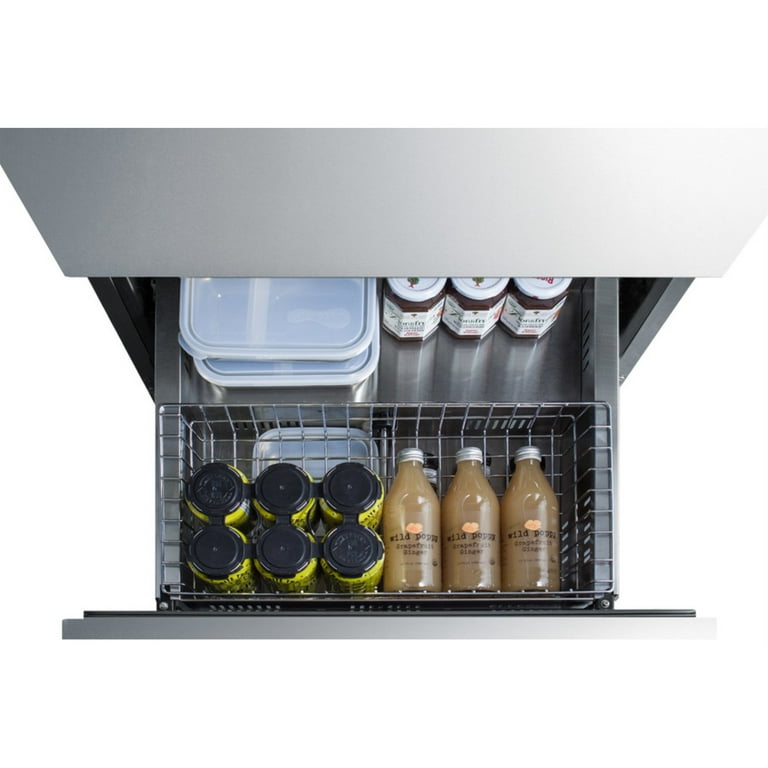 Summit 24 Wide All-Refrigerator Built-In ADA Compliant Panel Ready