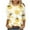 Yellow Plus Size Blouse for Women_q, variant on CYMMPU Fall Trendy Shirts 3/4 Sleeve Spring Tops Blouses for Women Dressy Casual Flower Pattern Tunic Tops Loose Fit Crew Neck Lightweight Basic Tees XXXXXL