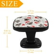 thumbnail image 3 of 4 Pcs Cabinet Handle Drawer Pulls Paw Knobs with Screws Square Furniture Office Cabinet Knob Decoration, 3 of 5