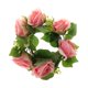thumbnail image 1 of Anillo de vela de , anillos de vela , guirnalda de vela rústica para vacaciones, comedor, , Día de San Valentín, boda Rosa, 1 of 9