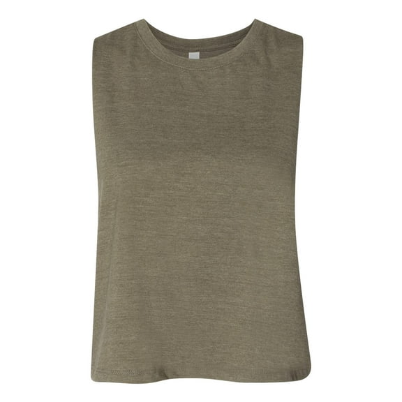 BELLA   CANVAS Women's Racerback Cropped Tank