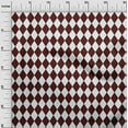 thumbnail image 2 of oneOone Cotton Flex Maroon Fabric Argyle Check Diy Clothing Quilting Fabric Print Fabric By Yard 40 Inch Wide, 2 of 4