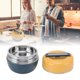thumbnail image 5 of Fiambrera Térmica Fiambrera con Compartimiento Térmico De Acero Inoxidable De 08 L Contenedor De Almacenamiento De Alimentos Aislado Caja De Refrigerios Bolsa De Almuerzo Juego ANGGREK Otros, 5 of 8