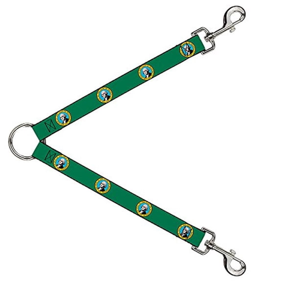 Buckle-Down Leash Splitter - Washington Flag - 1" Wide - 30" Length