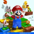 thumbnail image 1 of Xinz Super Mario Bros DIY Figuras Bloques de construcción de conexión Big Mario 30/50cm Mini ladrillos Juguetes para la decoración de la tienda del hogar, 1 of 5
