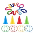 thumbnail image 2 of DYNWAVECA Cooperative Stretch Rope Resistance Band, Soft, Dynamic Movement Exercise Prop, Creative Moving Prop for School Special Needs for 4 persons, 2 of 9