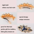 thumbnail image 4 of Sankuwen 4 PCS Barrettes for Women Rhinestone Decorative Large Hair Clips Thick Hair Accessories, 4 of 7