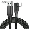 Charging Cable Data Line for Quest 1/2 Link VR Headset USB 3\.0 Type C Data Transfer Type\-C To USB\-A Cord VR Accessorie Black 6 Meters
