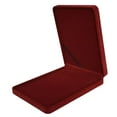 thumbnail image 3 of Caja de collar de de moda Bandeja de caja portátil de Vino rojo Hugo Vitrina de collar de terciopelo, 3 of 6