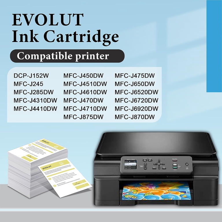 KIT 20 CARTUCCE COMPATIBILE CON BROTHER LC123 DCP J132W J152W J172W