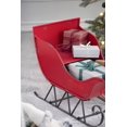 thumbnail image 3 of 25x13.5x17.5"H Iron Sleigh Outdoor or Indoor, Large Christmas Sleigh Decoration, Santa Sleigh Holiday Decoration for Party Yard Home Fireplace Outside Lawn Office, 3 of 7