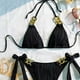 thumbnail image 5 of Tankini para mujer, traje de baño de dos piezas con tirantes de color liso, informal, de playa, a la moda, para mujer, tankini, de dos piezas, para mujer, trajes de baño para mujer, tankini para mujer, 5 of 6