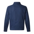 thumbnail image 5 of Fgnfyis Winter Jackets for Men Long Sleeve Denim Cardigan Casual Holiday Cargo Coat Mens Jacket Navy XL, 5 of 5