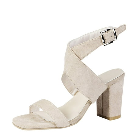 

KI-8jcuD Ladies Summer Open Toe Beach Flat Slippers Fashion Summer Women Sandals High Heel Thick Heel Solid Color Strap Open Toe Buckle Casual Peep Toe Flat Sandals For Women Sandals For Women Platf