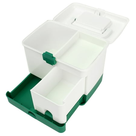 Meigar 3 Layer Health Box Medicine Chest Handle First Aid Kits Box